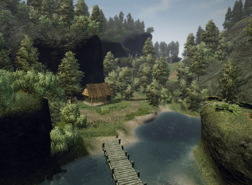 Хижина у реки - игра Готика 3