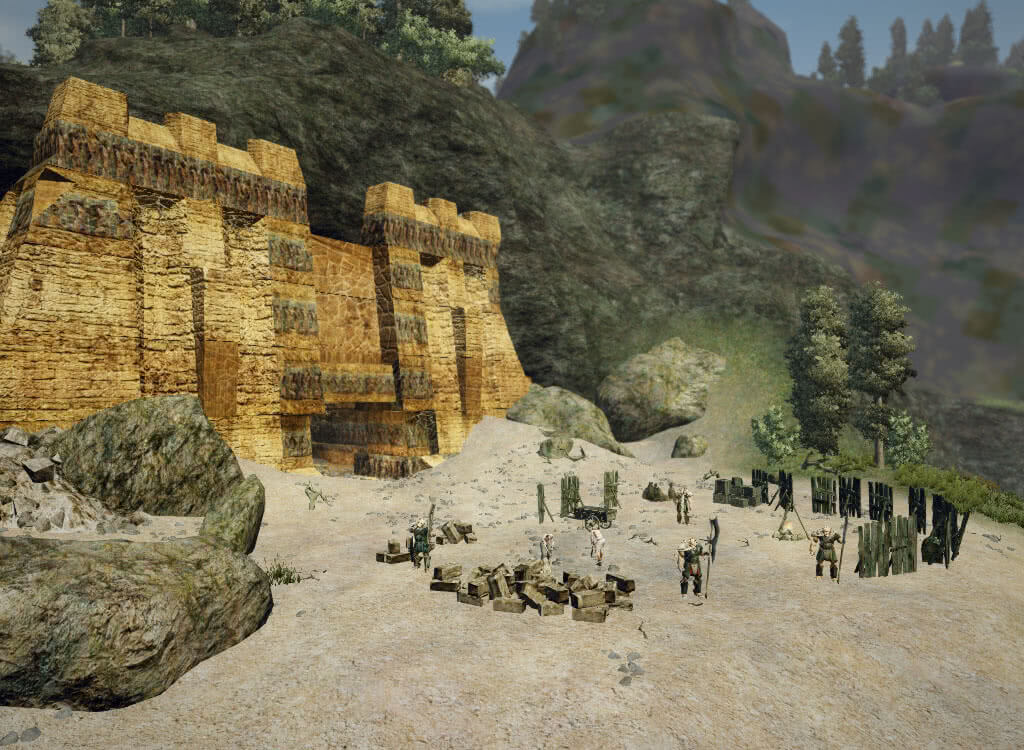 Древний храм в Миртане - игра Готика 3