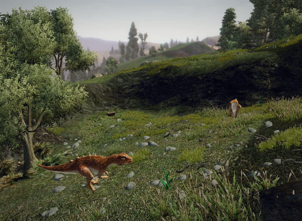 Два динозавра - игра Готика 3