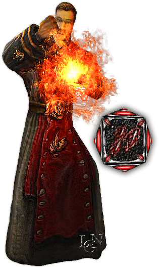 Огненный шторм из арсенала Магов огня в игре Готика 1