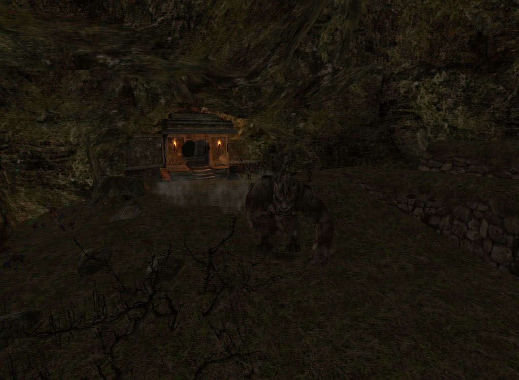 Тролль у гробницы Куархадрона - игра Готика 2