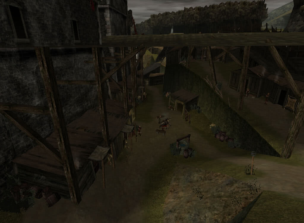 Торговая площадь Старого лагеря – игра Готика 1