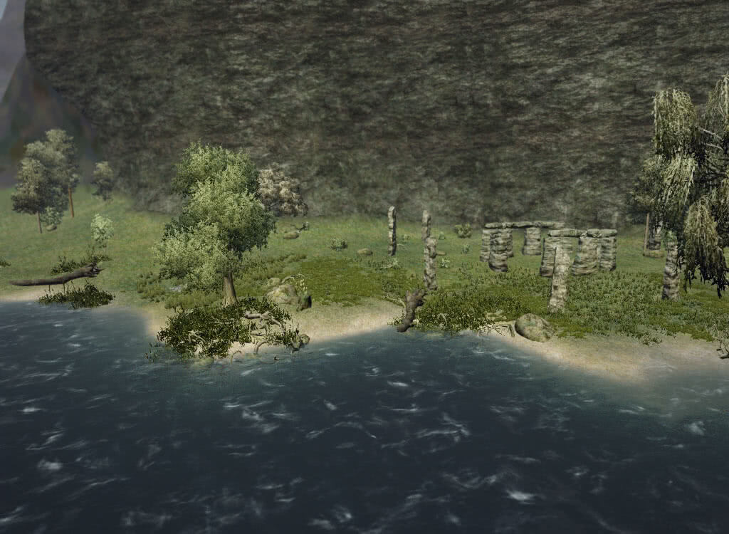 Круг камней у реки - игра Готика 3