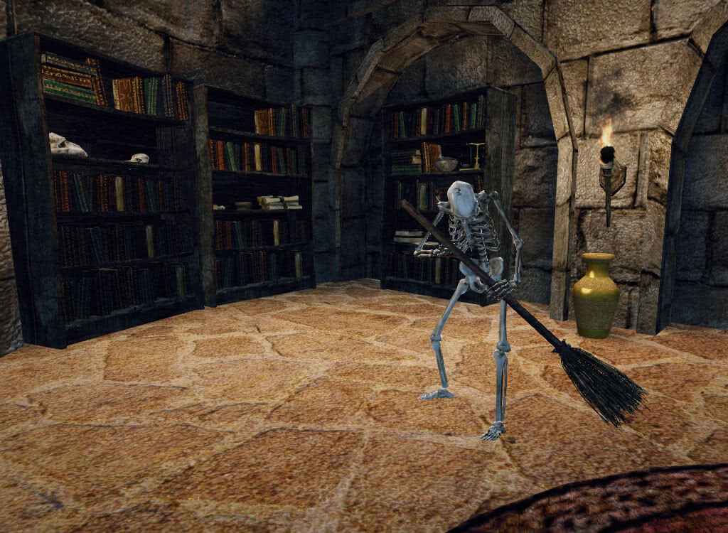 Скелет слуга - игра Готика 3