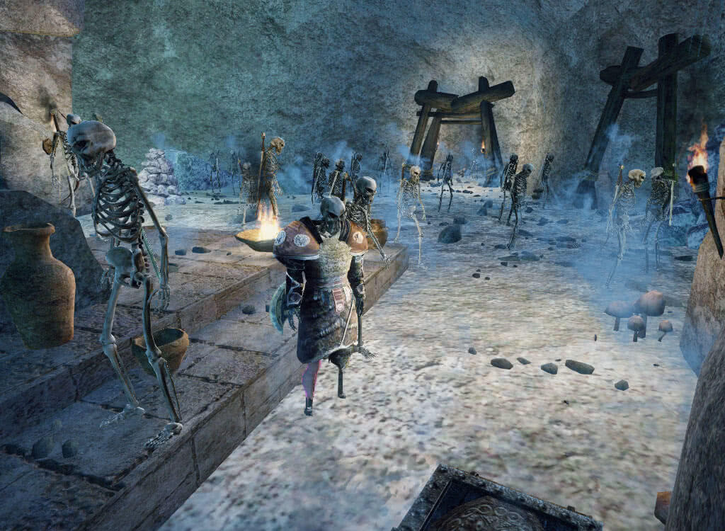 Скелет в броне - игра Готика 3