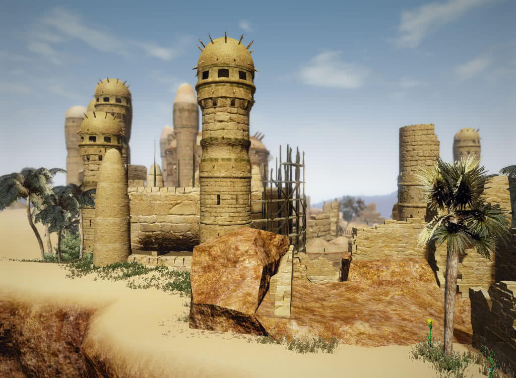 Город в пустыне - игра Готика 3