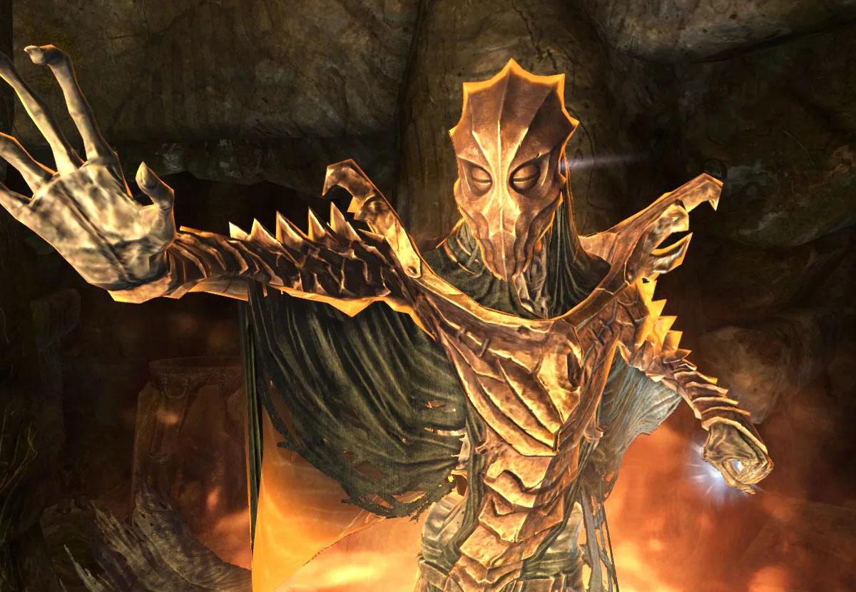 Закрисош — маска драконьего жреца из The Elder Scrolls V: Skyrim