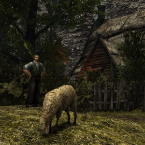 Скриншоты Готики 2 - Лобарт и его овечка