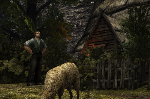 Скриншоты Готики 2 - Лобарт и его овечка